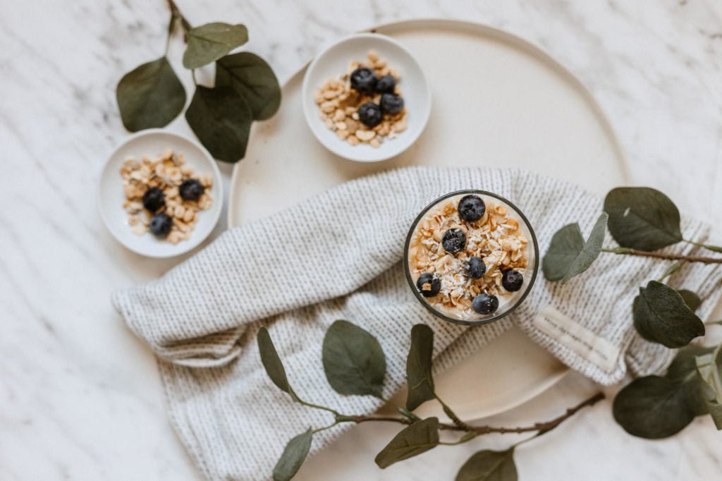 Vegane Cheesecake Baked Oats - myBioma