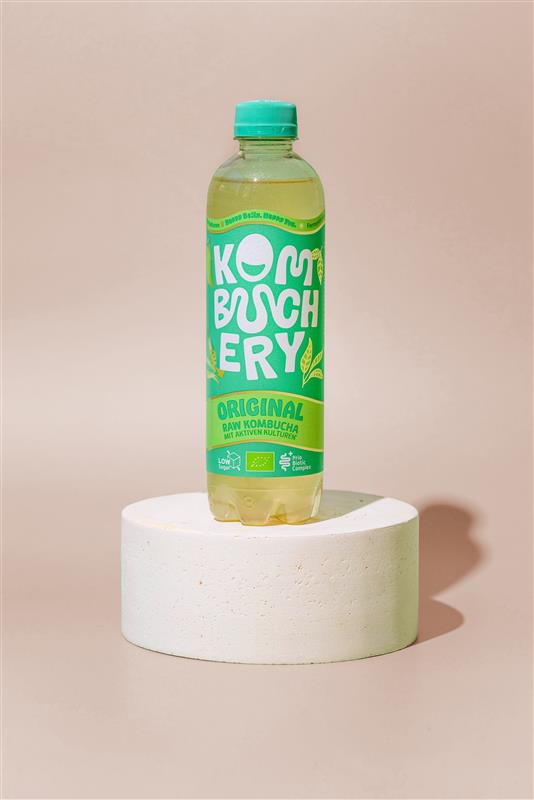 Kombuchery raw Kambucha Flasche in der Sorte "Original" 